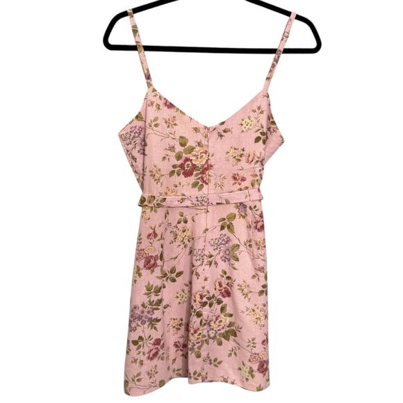 Reformation Size 6 Belize Mini Dress Lavender Floral Feminine Coquette Cottage - Picture 4 of 10